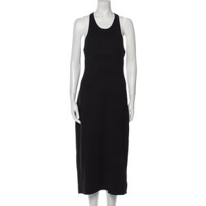 NWT House of Harlow 1960 x Revolve Black Ribbed Tank Midi Dress Women's Medium